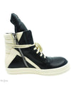 GeoBasket High Top Black Shoes RU02D6894LCO 911 - RICK OWENS - BALAAN 2