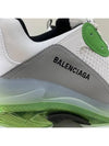 Triple S Clear Sole Low Top Sneakers Green - BALENCIAGA - BALAAN.