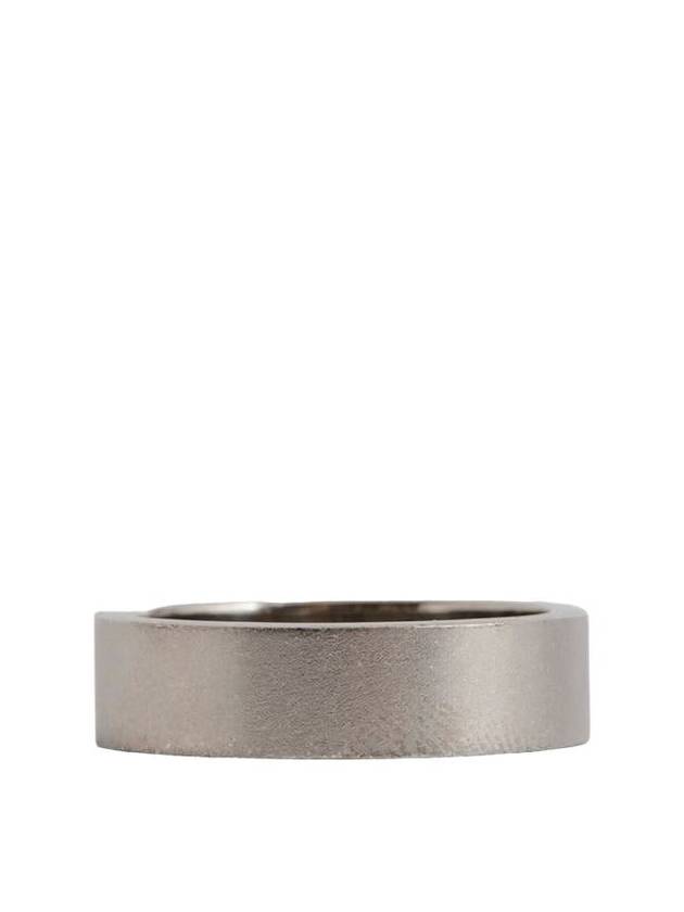 numbering engraved logo ring silver - MAISON MARGIELA - BALAAN 4