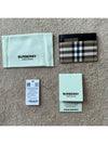 SANDON Vintage Check Card Wallet Beige - BURBERRY - BALAAN 5