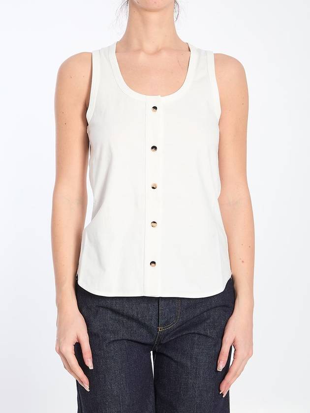 Tank Top With Buttons - BOTTEGA VENETA - BALAAN 1