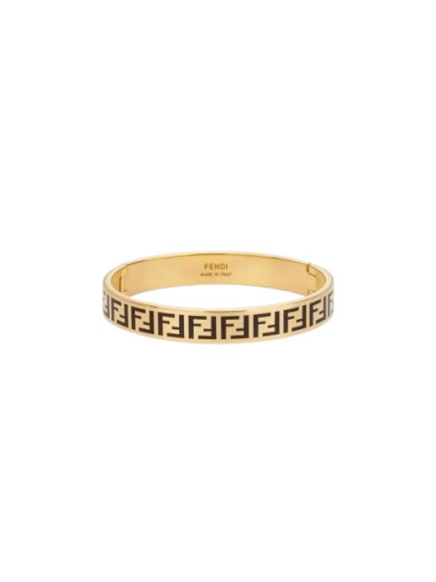 FF Logo Bracelet Gold - FENDI - BALAAN 2