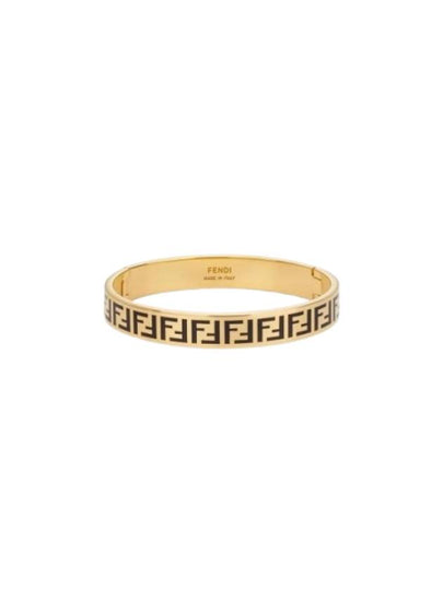 FF Logo Bracelet Gold - FENDI - BALAAN 2