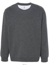 Cotton Jersey Sweatshirt Grey - BRUNELLO CUCINELLI - BALAAN 2