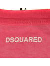 Jazz Gradient Short Sleeve T-Shirt Pink - DSQUARED2 - BALAAN 6