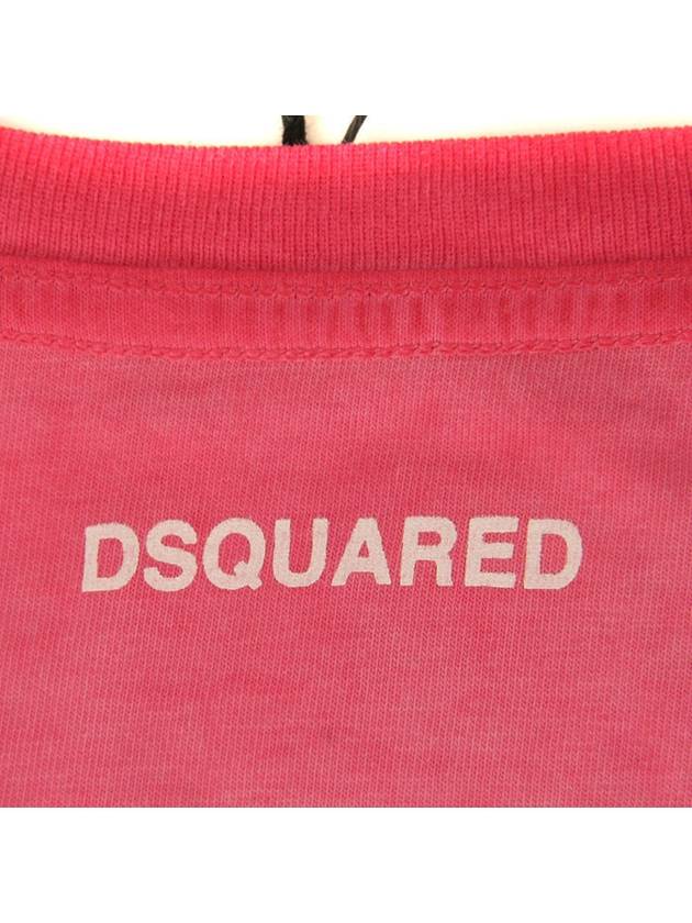 Jazz Gradient Short Sleeve T-Shirt Pink - DSQUARED2 - BALAAN 6