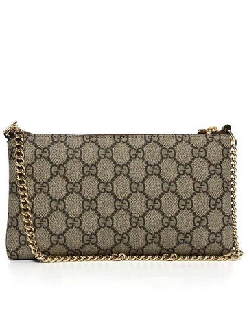 GG Supreme Mini Shoulder Bag Beige - GUCCI - BALAAN 1