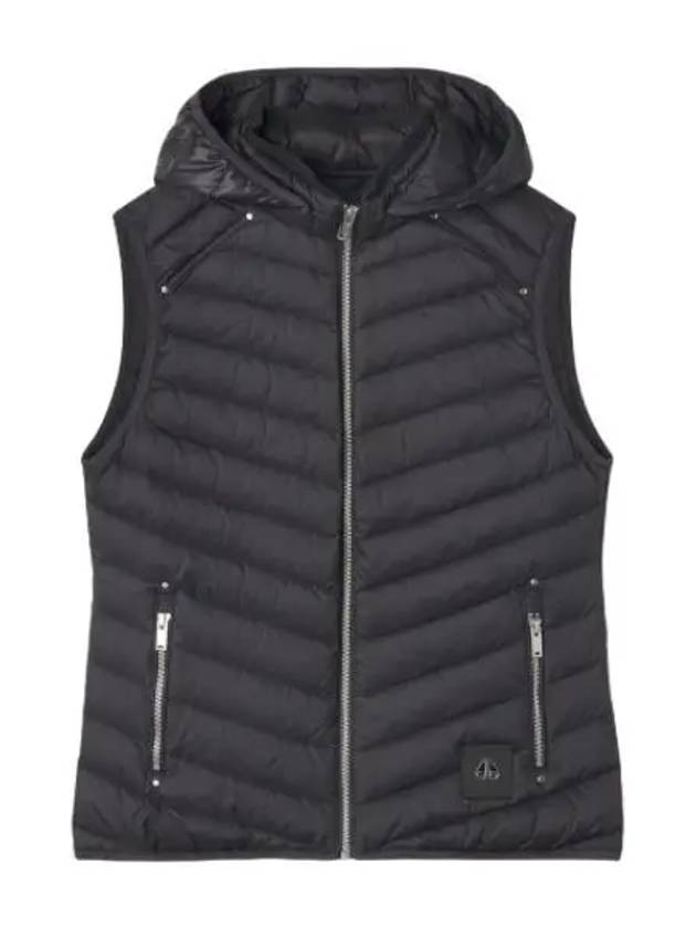 Air Down Vest Black Padded - MOOSE KNUCKLES - BALAAN 1