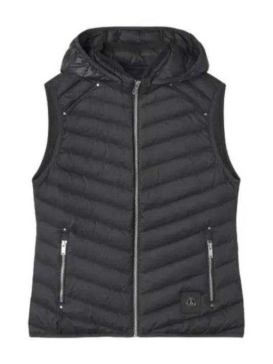 Air Down Vest Black Padded - MOOSE KNUCKLES - BALAAN 1