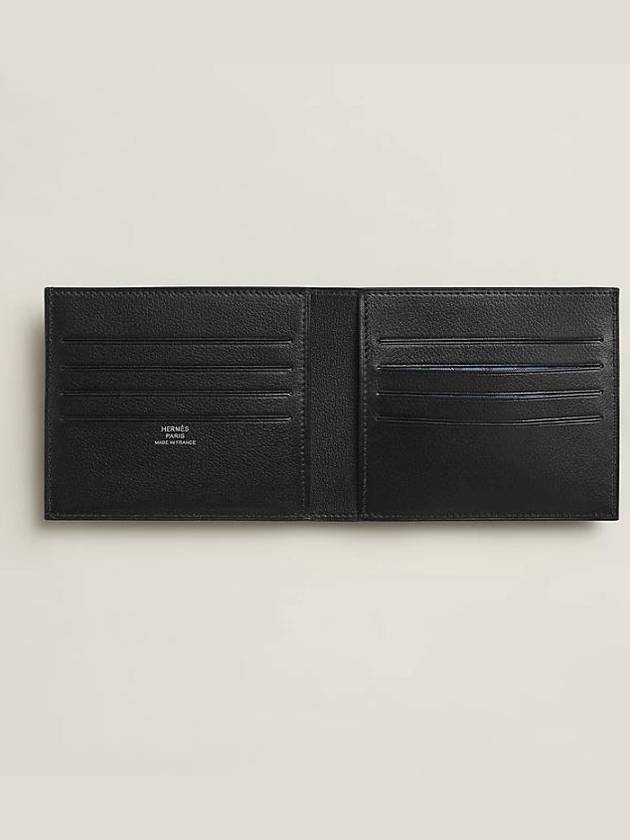 Citizen Twill Compact Card Wallet Noir - HERMES - BALAAN 3