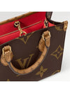 Women's OnTheGo PM Monogram Tote Bag Brown - LOUIS VUITTON - BALAAN 9