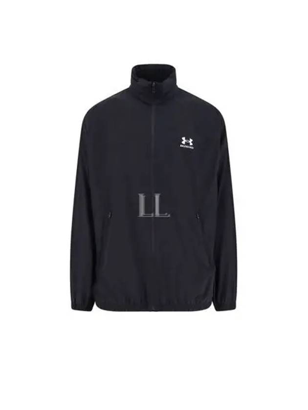 Men's Back Logo Zip-Up Jacket Black - BALENCIAGA - BALAAN 2