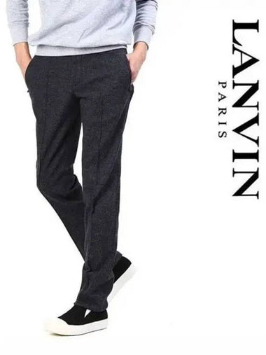 Herringbone jersey trousers 270065 - LANVIN - BALAAN 1