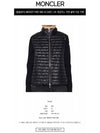 Women's High Neck Wool Padded Cardigan Black - MONCLER - BALAAN 3