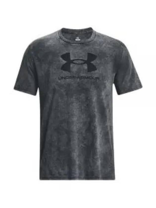 Wash Tonal Sports Style Short Sleeve T-Shirt Grey - UNDER ARMOUR - BALAAN 2