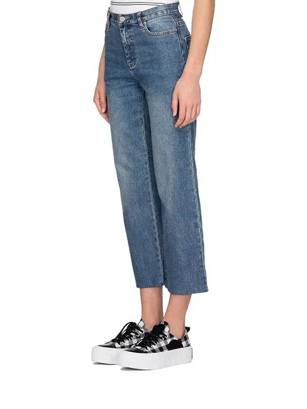 Women's Sailor Crop Straight Jeans Blue - A.P.C. - BALAAN 4