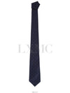 Silk Tie CC Logo Navy Blue - CHANEL - BALAAN 3