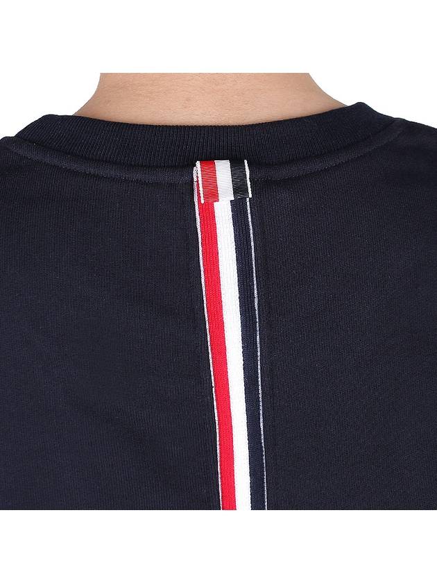 Center Back Stripe Crewneck Sweatshirt Navy - THOM BROWNE - BALAAN 9