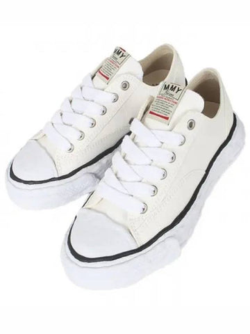 Women s Peterson 23 OG Sole Canvas Sneakers White A11FW702 W 1120370 - MIHARA YASUHIRO - BALAAN 1