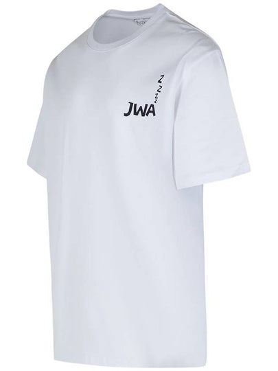 JW Anderson 'Jwa' White Cotton T-Shirt - JW ANDERSON - BALAAN 2