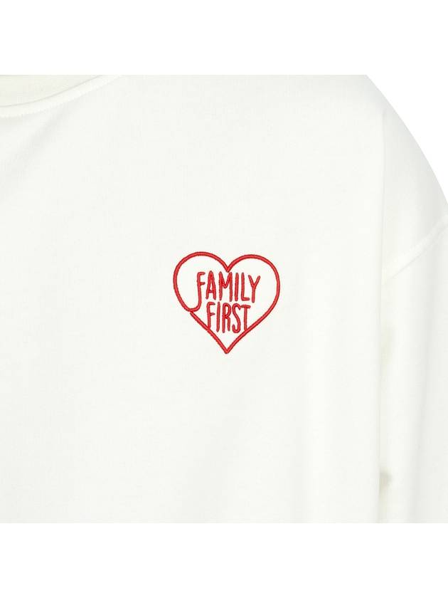 Heart Sweatshirt White - FAMILY FIRST - BALAAN 9