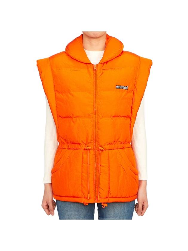 Women's Toby Padded Vest Orange - ISABEL MARANT - BALAAN 1