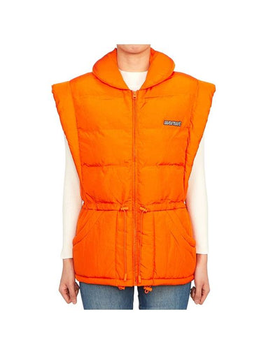 Women's Toby Padded Vest Orange - ISABEL MARANT - BALAAN 1