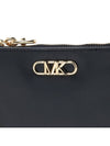 Parker Small Leather Zip Card Wallet Black - MICHAEL KORS - BALAAN 7