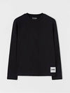 Women's Organic Cotton Long Sleeve T Shirt 3 Pack Black - JIL SANDER - BALAAN 4