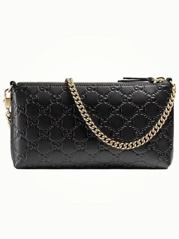 Microshima mini chain shoulder bag black - GUCCI - BALAAN 1