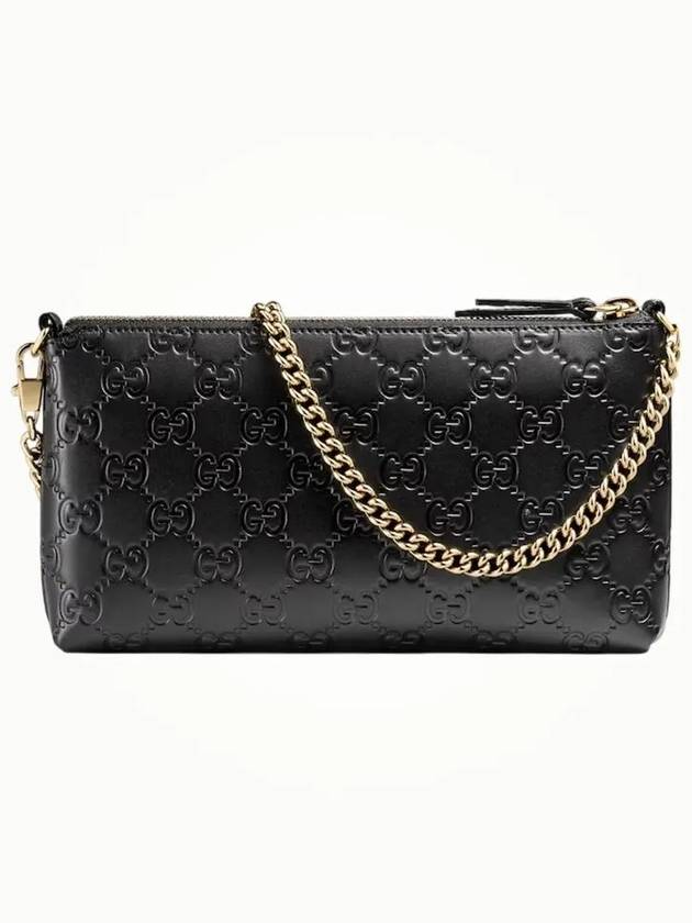 Microshima Mini Chain Shoulder Bag Black - GUCCI - BALAAN 1