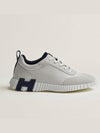 Bouncing Sneakers Calfskin Suede Goatskin Blanc - HERMES - BALAAN 3