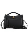 Iris Heavy Grain Medium Tote Bag Black - MULBERRY - BALAAN 3