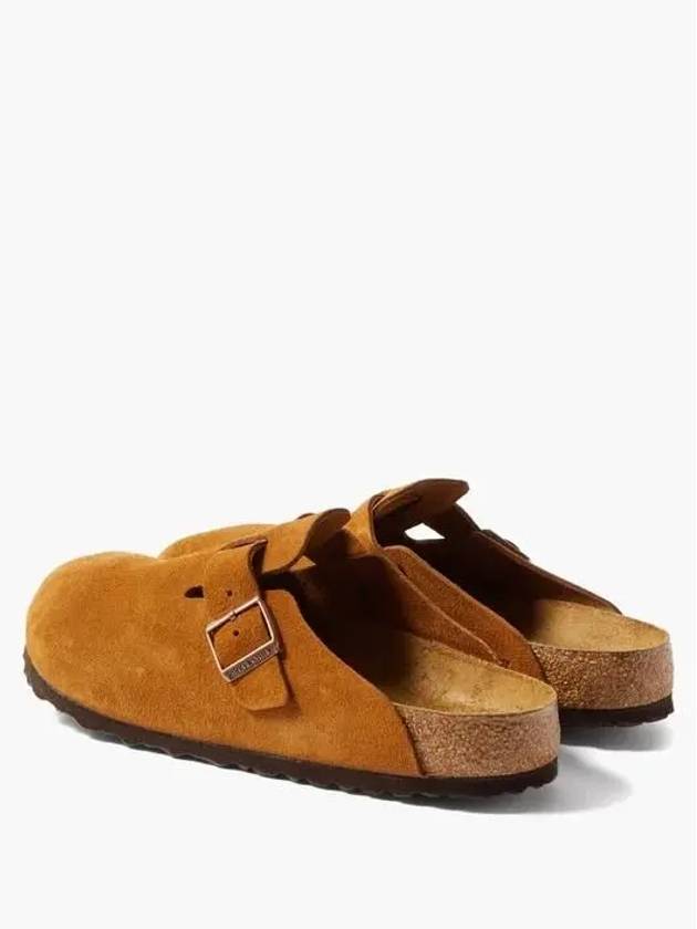 Boston Boston Buckle Suede Backless Loafer Brown - BIRKENSTOCK - BALAAN 4