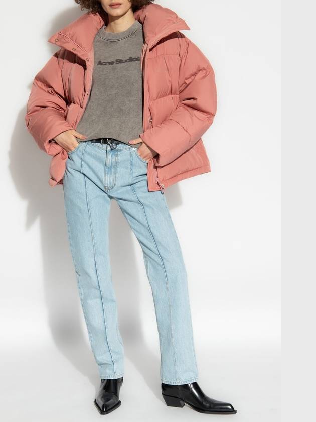 Puffer Short Padding Jacket Pink - ACNE STUDIOS - BALAAN 3