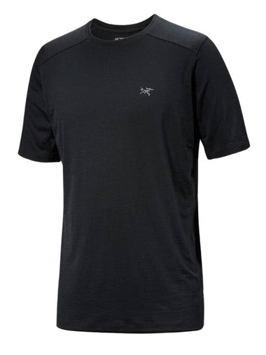 Ionia Merio Wool Short Sleeve T-Shirt Black - ARC'TERYX - BALAAN 1