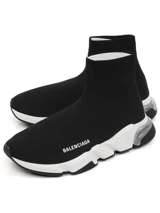Speedrunner Clear Sole High Top Sneakers Black - BALENCIAGA - BALAAN 2