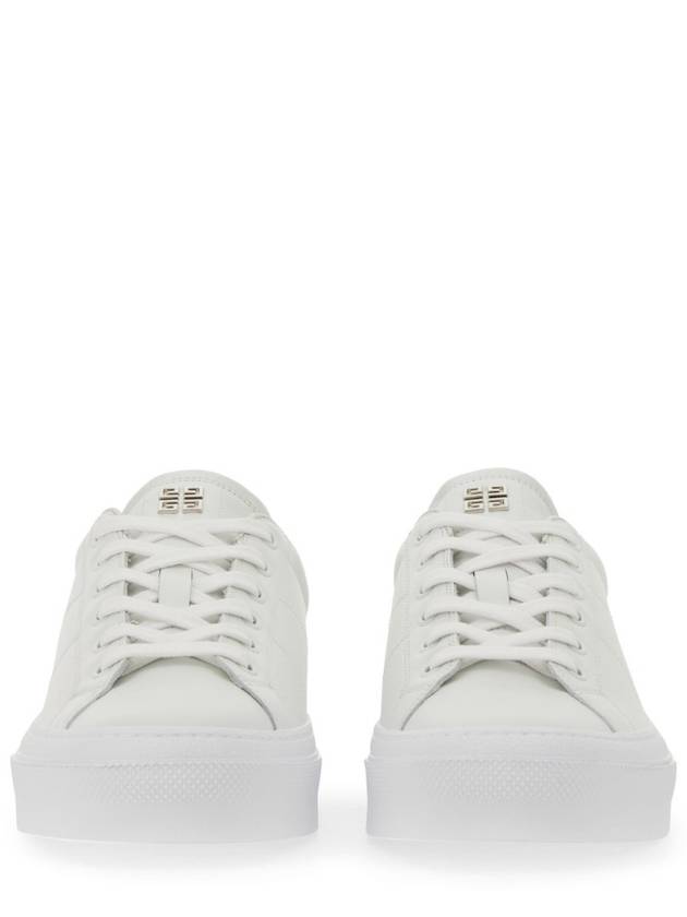 City Sport Leather Low Top Sneakers White - GIVENCHY - BALAAN 5