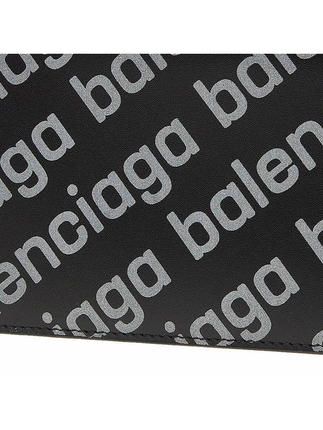 All Over Logo Card Wallet Black - BALENCIAGA - BALAAN 7