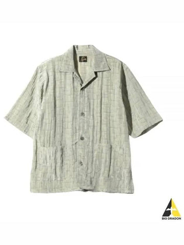 Cabana Shirt Blue gray OT099 - NEEDLES - BALAAN 1