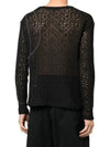 Lace knit sweater ATB862M BLACK - ANDERSSON BELL - BALAAN 4