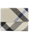 Check Jacquard Classic Women s Bicycle Wallet - BURBERRY - BALAAN 1