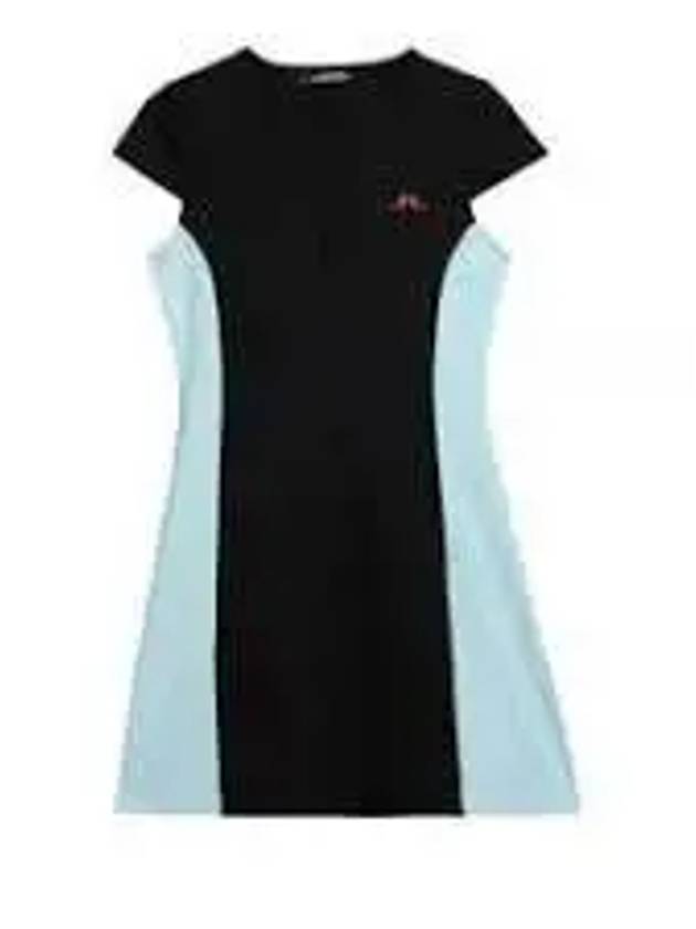 Maxime Golf A-Shape Short Dress Black - J.LINDEBERG - BALAAN 2