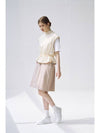 A Line Pleated SkirtBeige - AIMSWING+8 - BALAAN 1