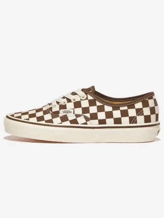 Shoes Sneakers Running Comfortable Authentic Checkerboard Brown - VANS - BALAAN 1