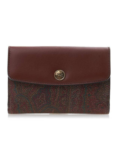 Paisley Half Wallet Brown - ETRO - BALAAN 2