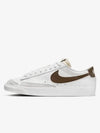 Blazer Low 77 Vintage Low Top Sneakers White Brown - NIKE - BALAAN 2