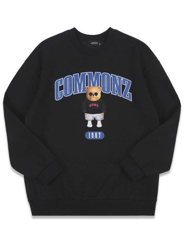 1987 Bear Sweatshirt Black - COMMONZ - BALAAN 1