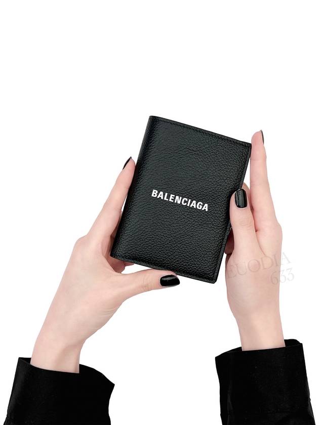 Cash Vertical Half Wallet Black - BALENCIAGA - BALAAN 2