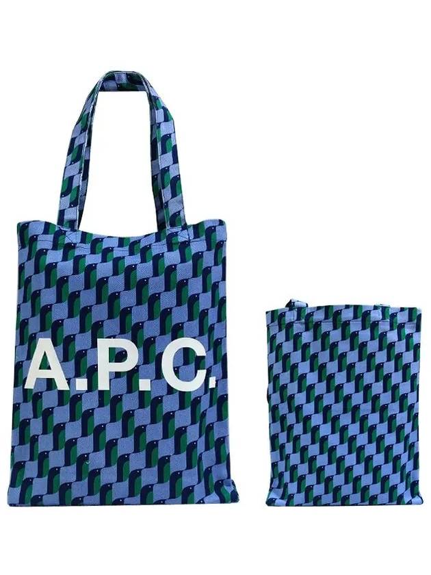 Roux Canvas Tote Bag Blue - A.P.C. - BALAAN 2